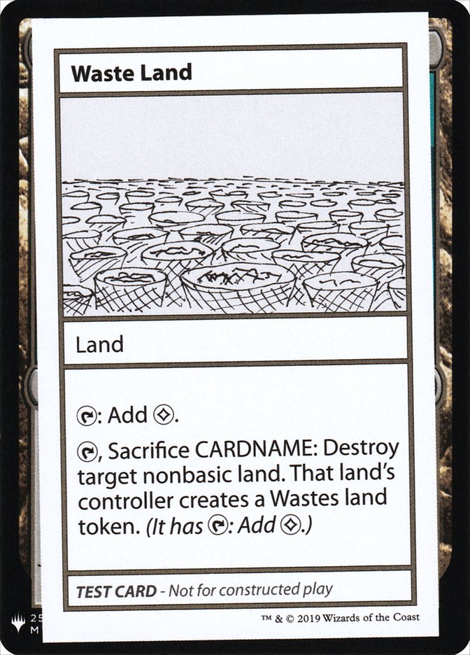 Waste Land [Mystery Booster Playtest Cards] | Fandemonia Ltd