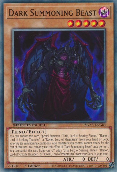 Dark Summoning Beast [SGX3-ENG04] Common | Fandemonia Ltd