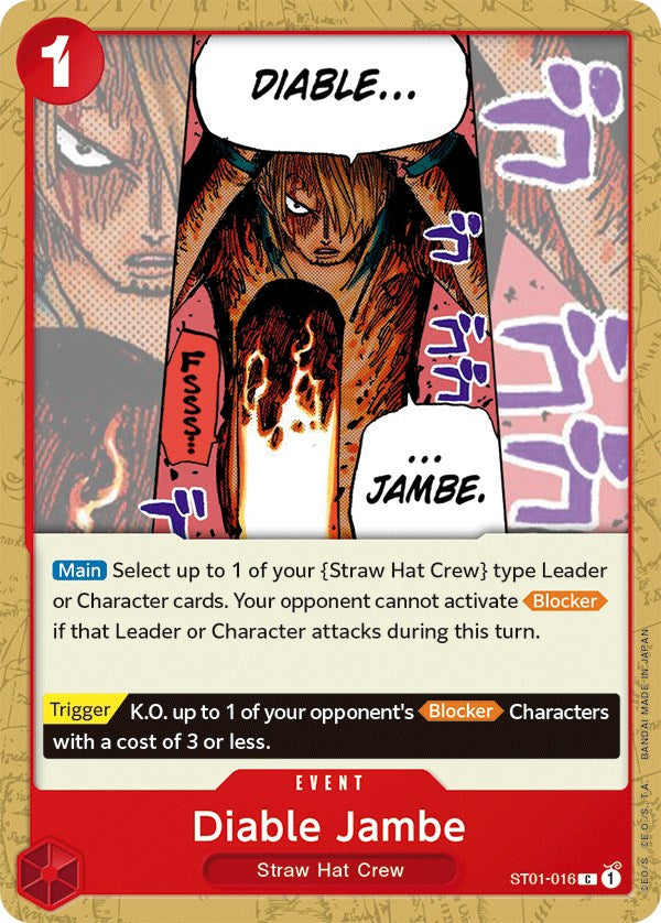 Diable Jambe [Starter Deck: Straw Hat Crew] | Fandemonia Ltd