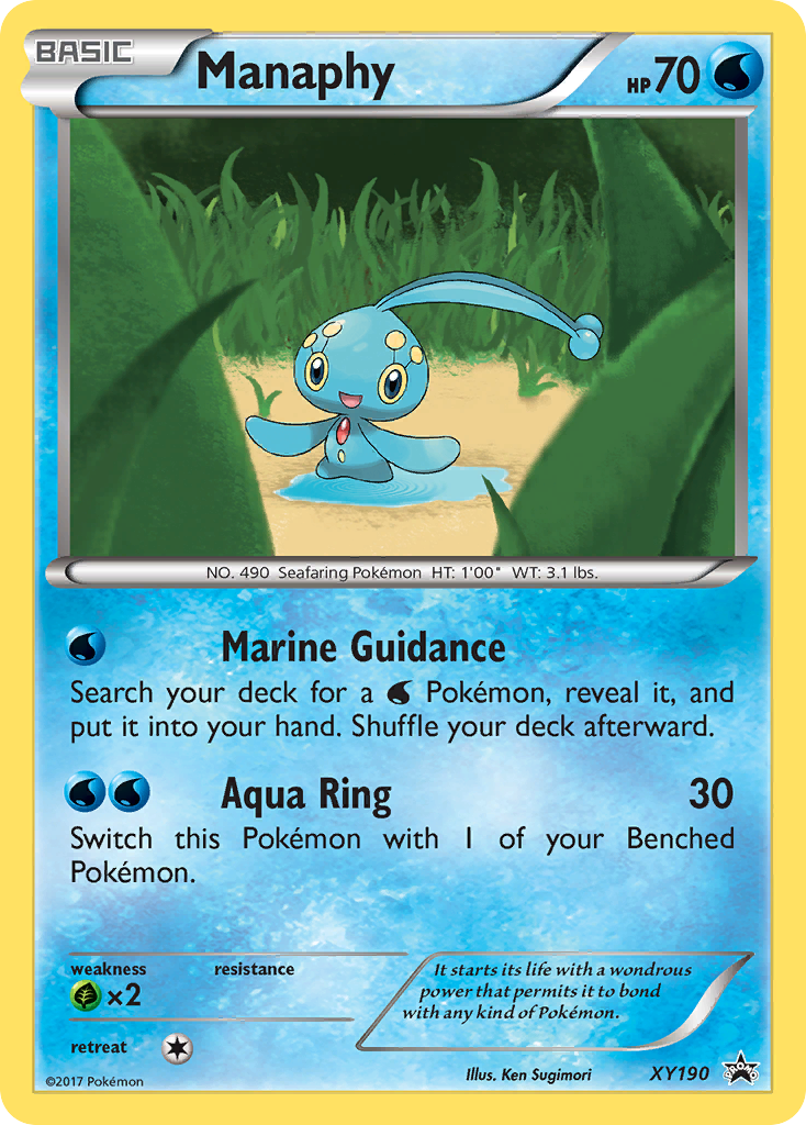 Manaphy (XY190) [XY: Black Star Promos] | Fandemonia Ltd