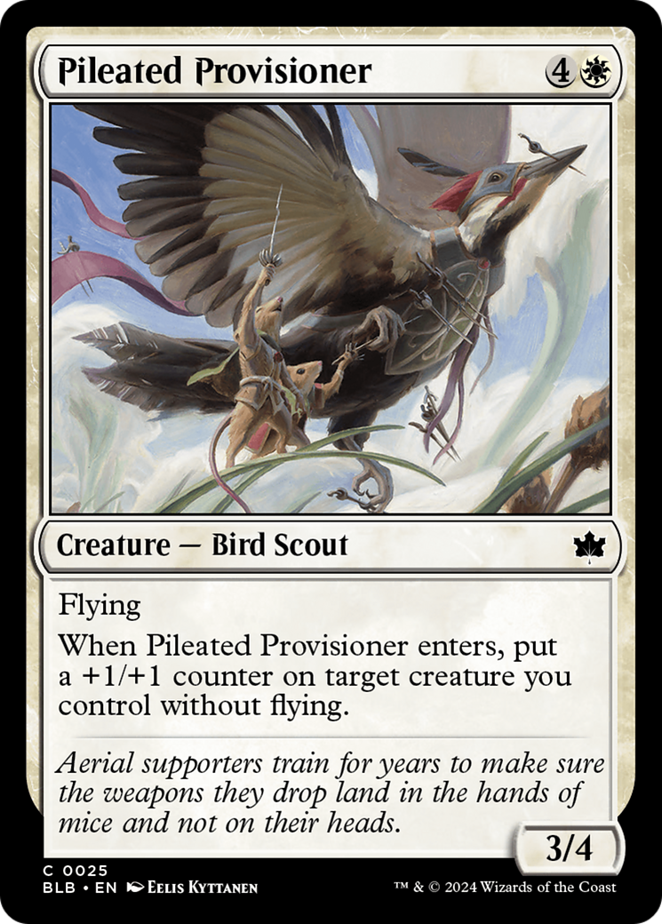 Pileated Provisioner [Bloomburrow] | Fandemonia Ltd