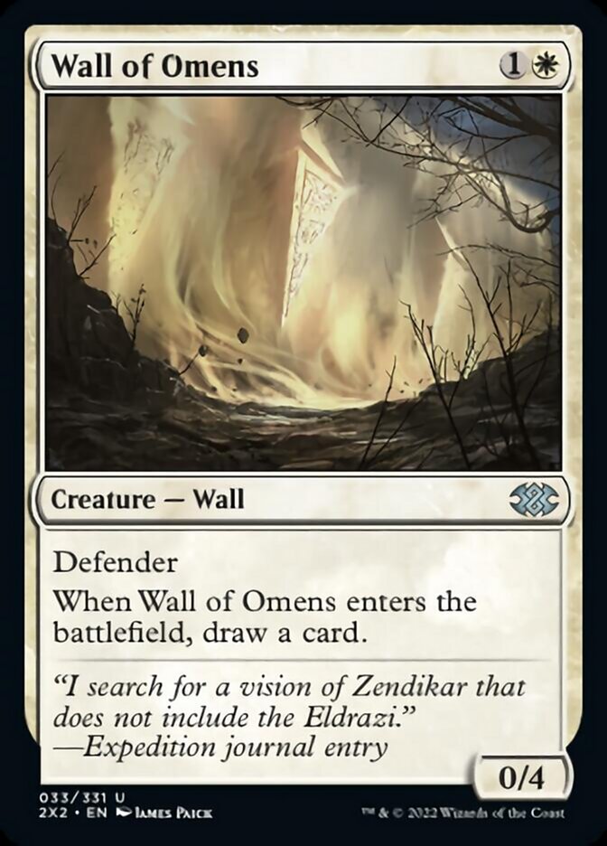 Wall of Omens [Double Masters 2022] | Fandemonia Ltd