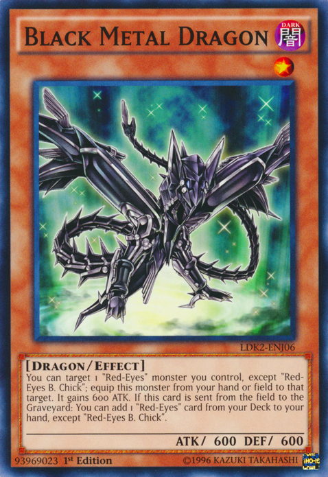 Black Metal Dragon [LDK2-ENJ06] Common | Fandemonia Ltd