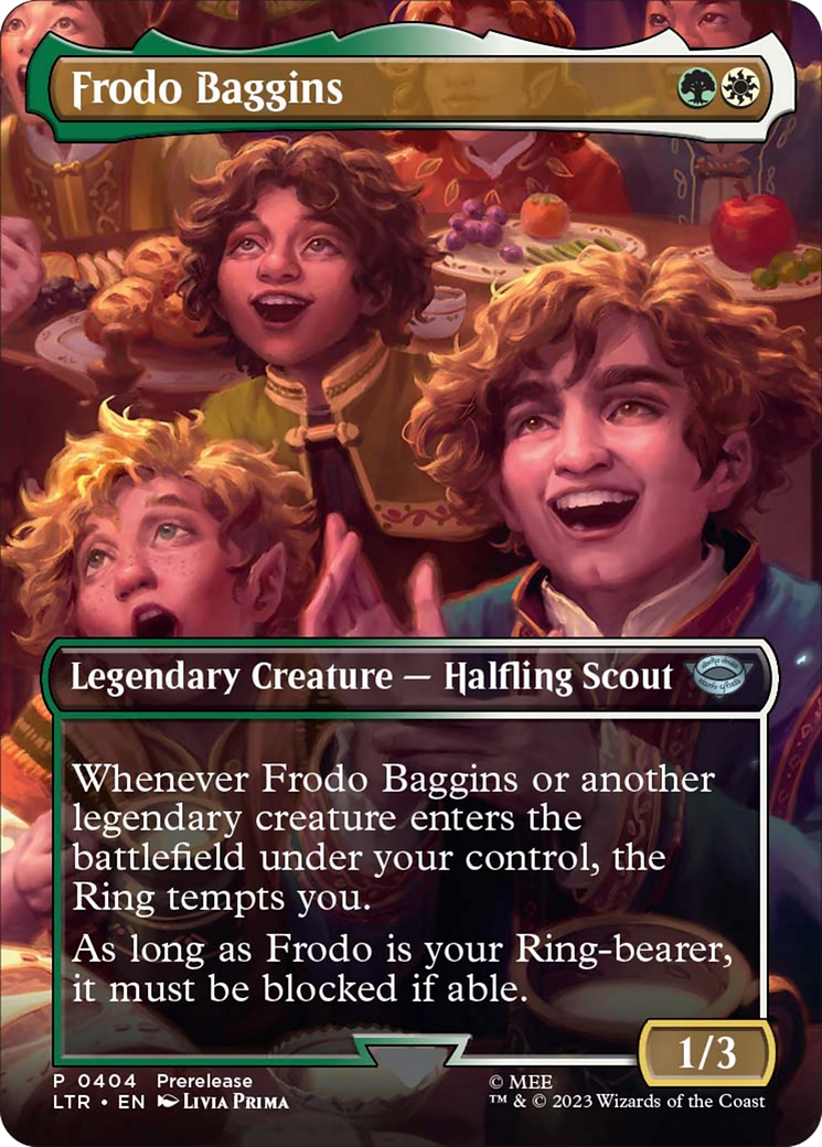 Frodo Baggins (Borderless Alternate Art) [The Lord of the Rings: Tales of Middle-Earth] | Fandemonia Ltd