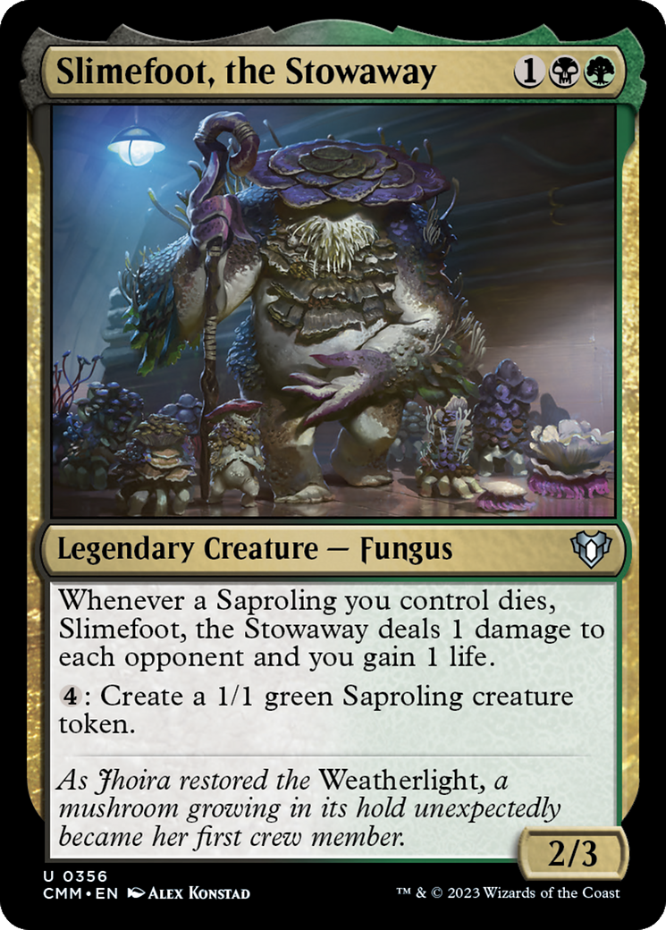 Slimefoot, the Stowaway [Commander Masters] | Fandemonia Ltd