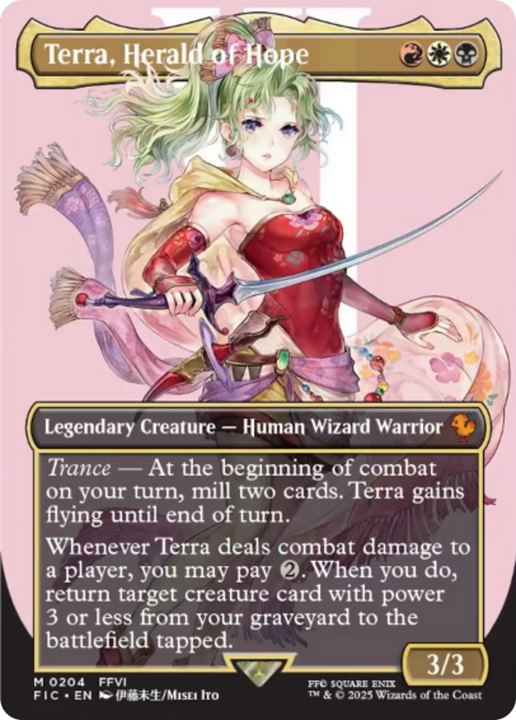 Terra, Herald of Hope (Borderless) [FINAL FANTASY Commander] | Fandemonia Ltd