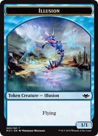 Illusion (005) // Construct (017) Double-Sided Token [Modern Horizons Tokens] | Fandemonia Ltd