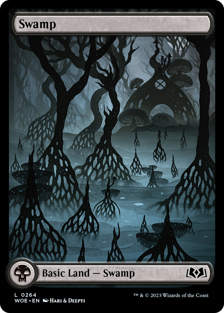 Swamp (264) (Full-Art) [Wilds of Eldraine] | Fandemonia Ltd