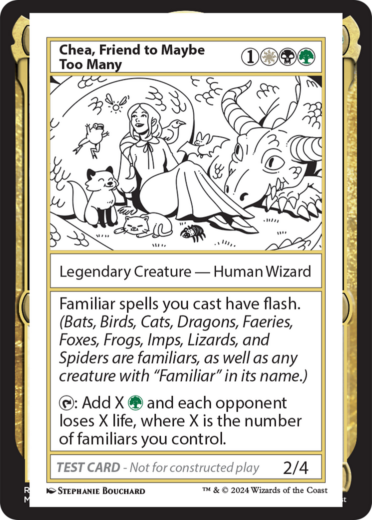 Chea, Friend to Maybe Too Many [Mystery Booster 2 Playtest Cards] | Fandemonia Ltd