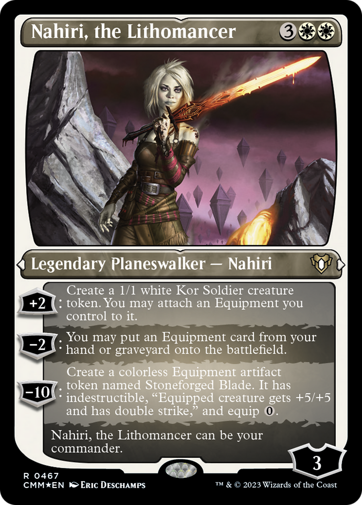 Nahiri, the Lithomancer (Foil Etched) [Commander Masters] | Fandemonia Ltd