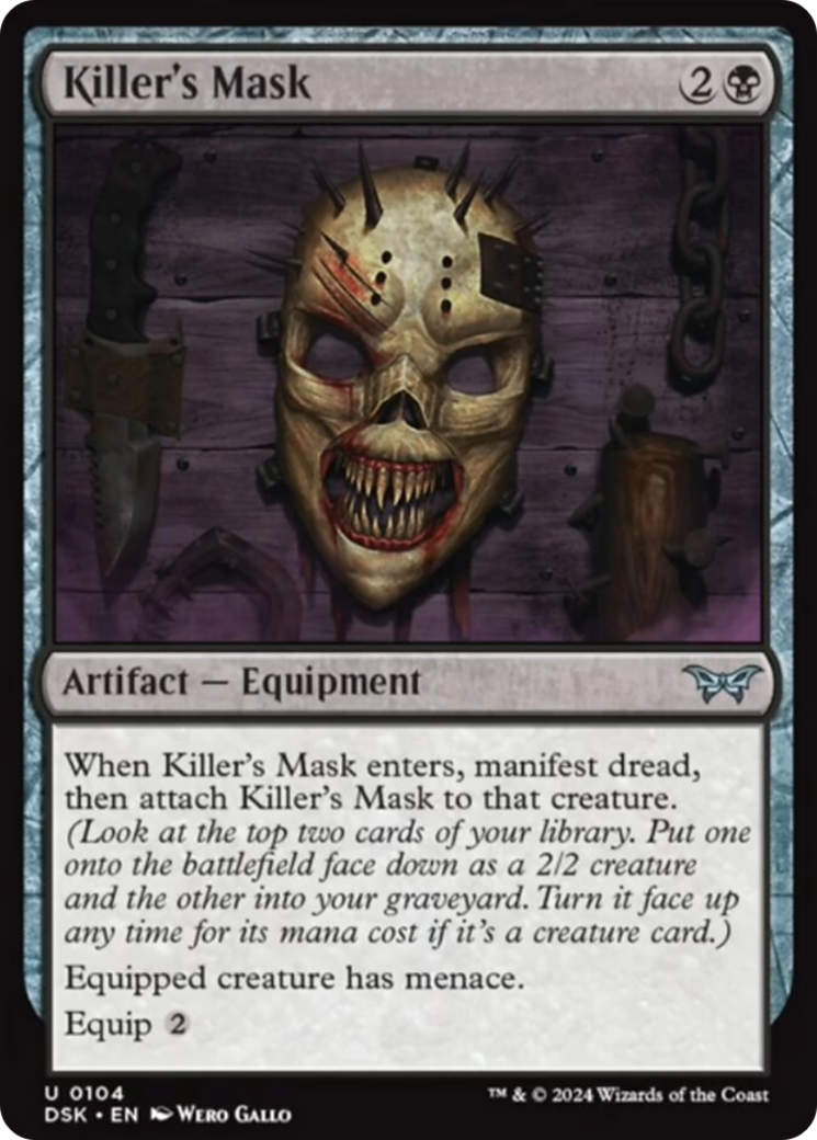 Killer's Mask [Duskmourn: House of Horror] | Fandemonia Ltd