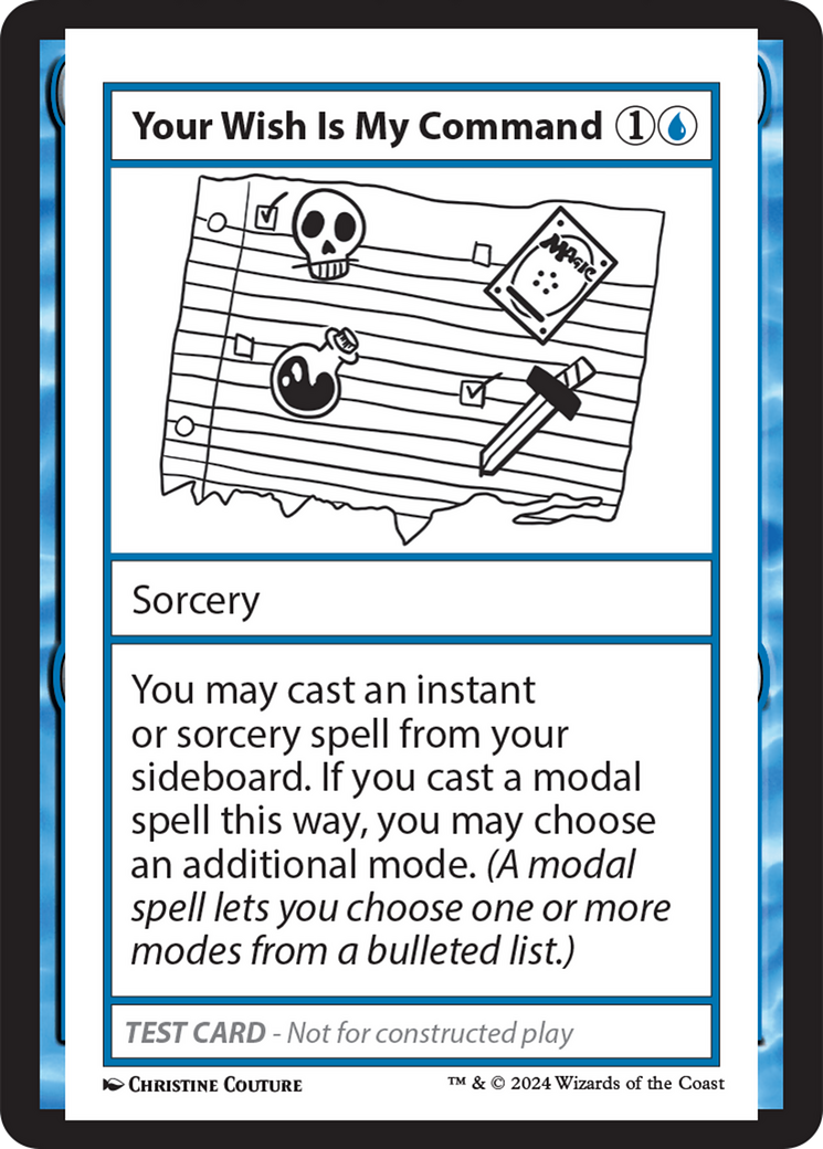 Your Wish Is My Command [Mystery Booster 2 Playtest Cards] | Fandemonia Ltd