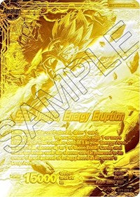 Son Goku & Vegeta // SSB Vegito, Energy Eruption (Championship Final 2019) (Gold Metal Foil) (BT7-025_PR) [Tournament Promotion Cards] | Fandemonia Ltd