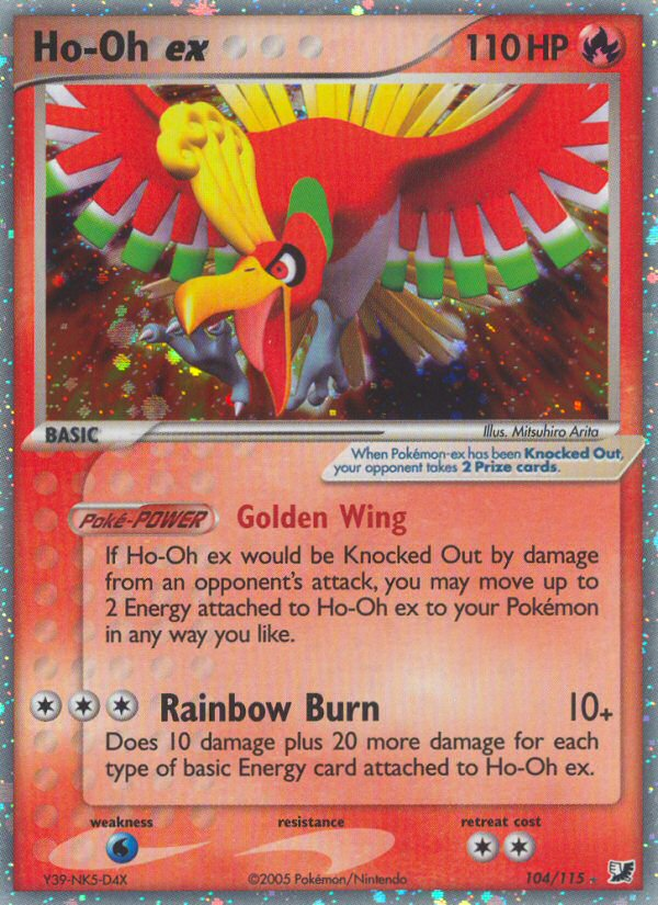 Ho-Oh ex (104/115) [EX: Unseen Forces] | Fandemonia Ltd