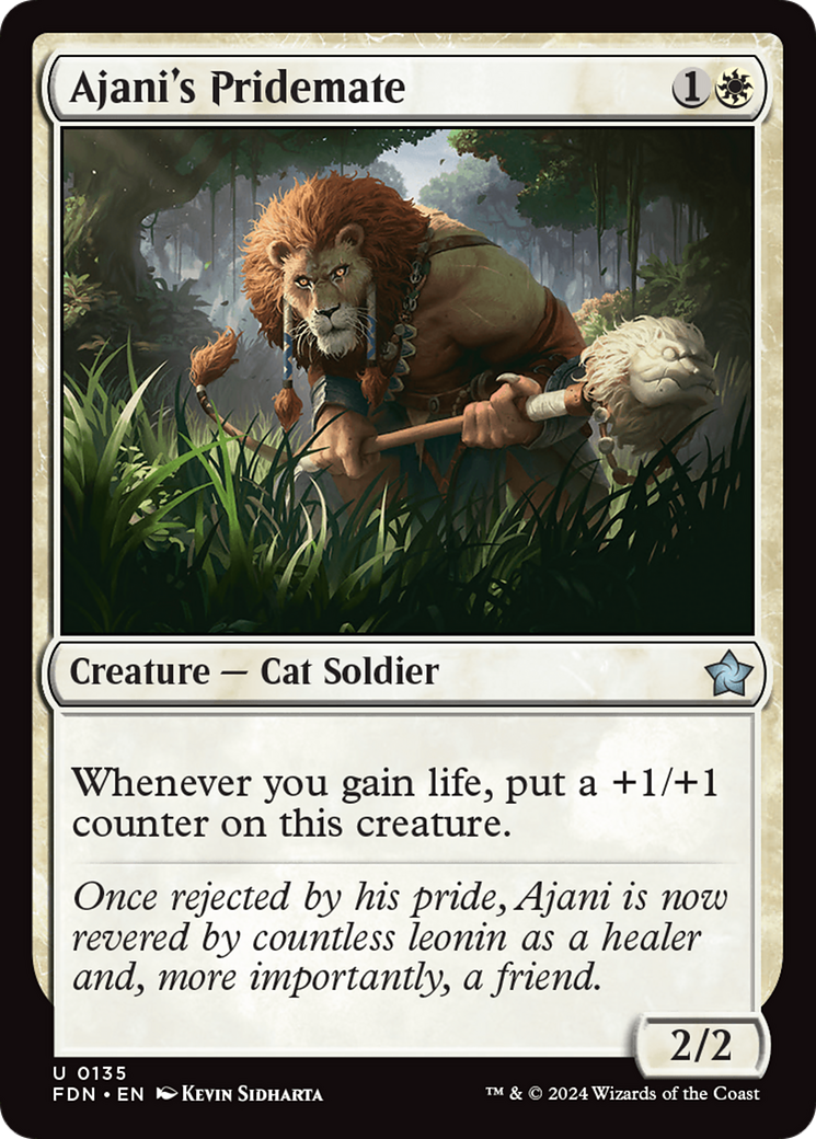 Ajani's Pridemate [Foundations] | Fandemonia Ltd