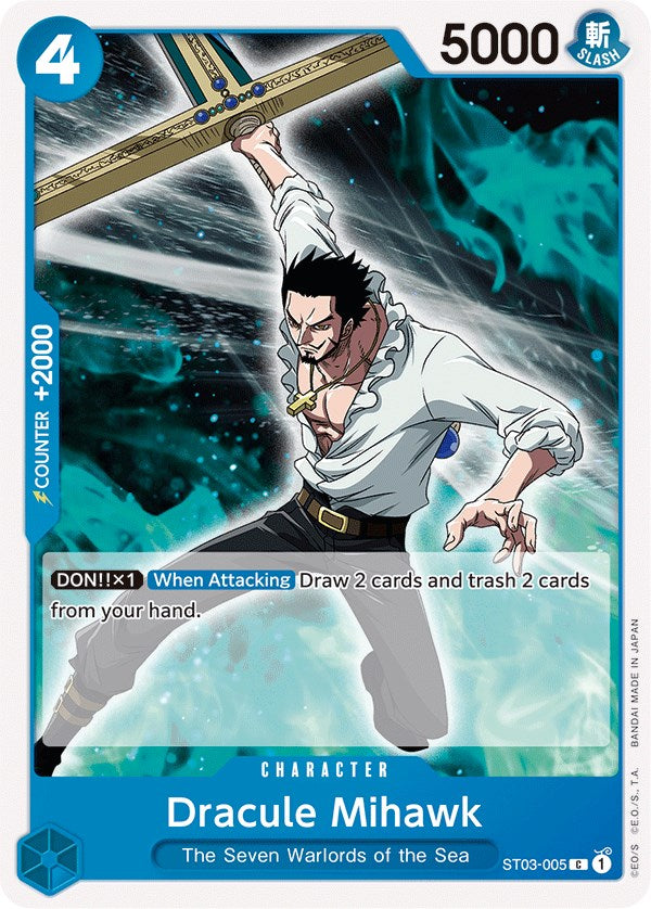 Dracule Mihawk [Starter Deck: The Seven Warlords of The Sea] | Fandemonia Ltd