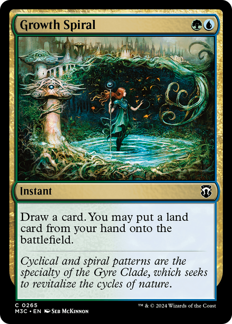 Growth Spiral (Ripple Foil) [Modern Horizons 3 Commander] | Fandemonia Ltd