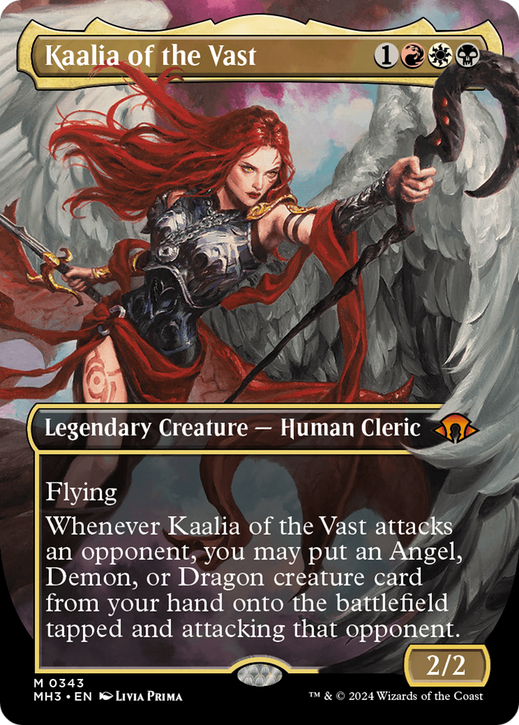 Kaalia of the Vast (Borderless) (0343) [Modern Horizons 3] | Fandemonia Ltd