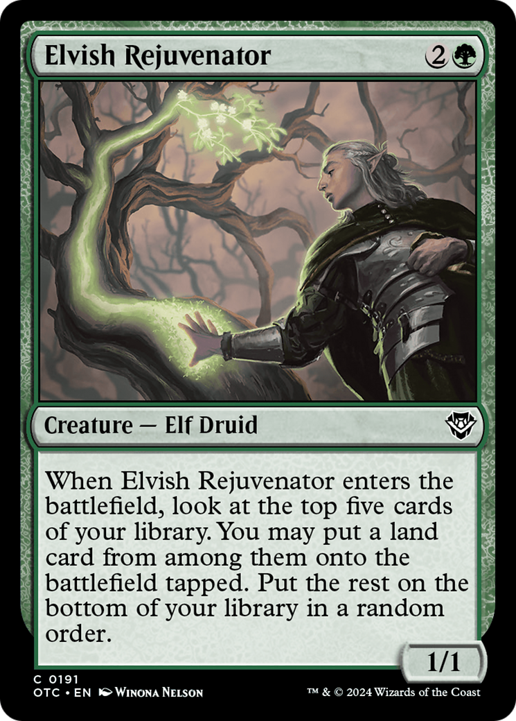 Elvish Rejuvenator [Outlaws of Thunder Junction Commander] | Fandemonia Ltd