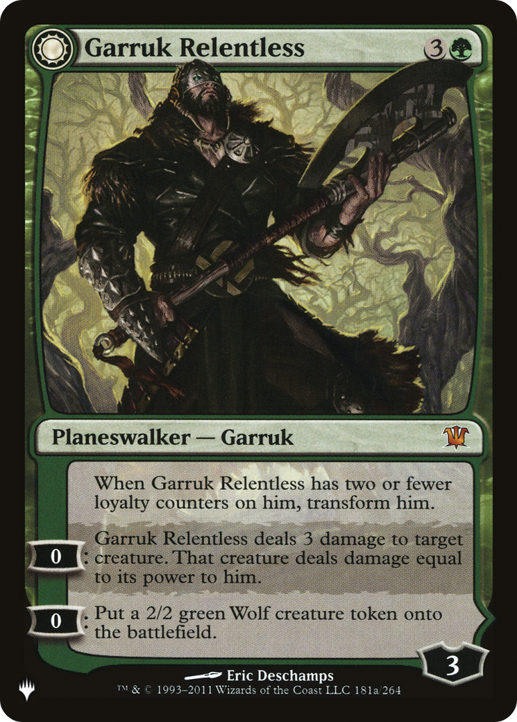 Garruk Relentless // Garruk, the Veil-Cursed [Secret Lair: From Cute to Brute] | Fandemonia Ltd