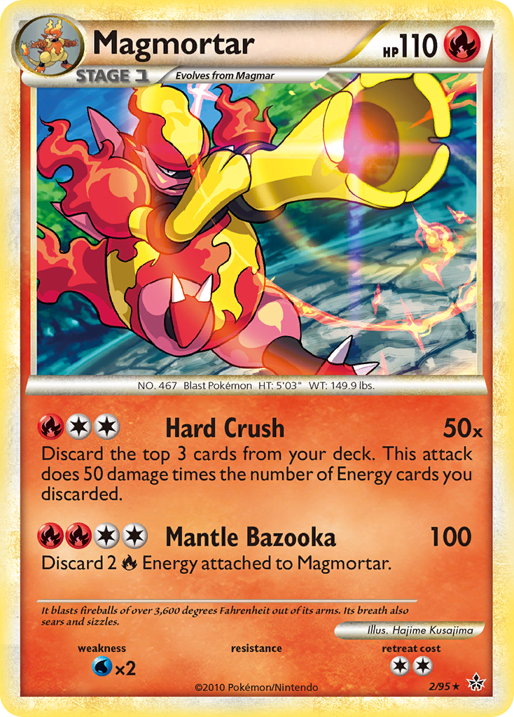 Magmortar (2/95) [HeartGold & SoulSilver: Unleashed] | Fandemonia Ltd