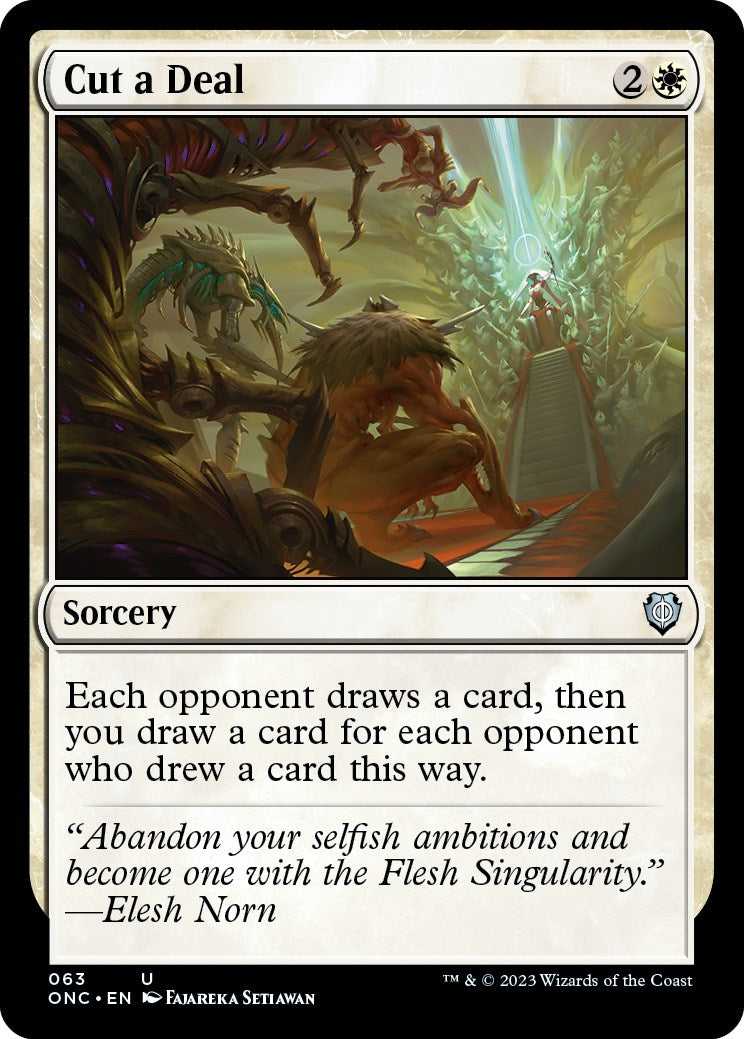 Cut a Deal [Phyrexia: All Will Be One Commander] | Fandemonia Ltd