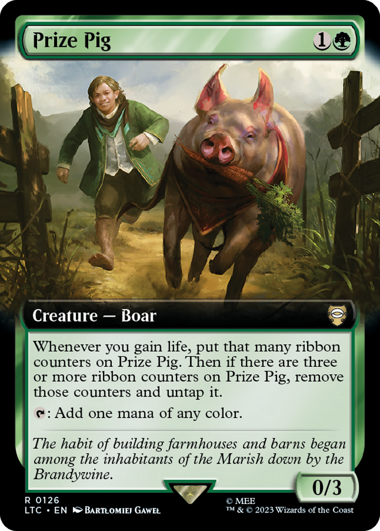 Prize Pig (Extended Art) [The Lord of the Rings: Tales of Middle-Earth Commander] | Fandemonia Ltd