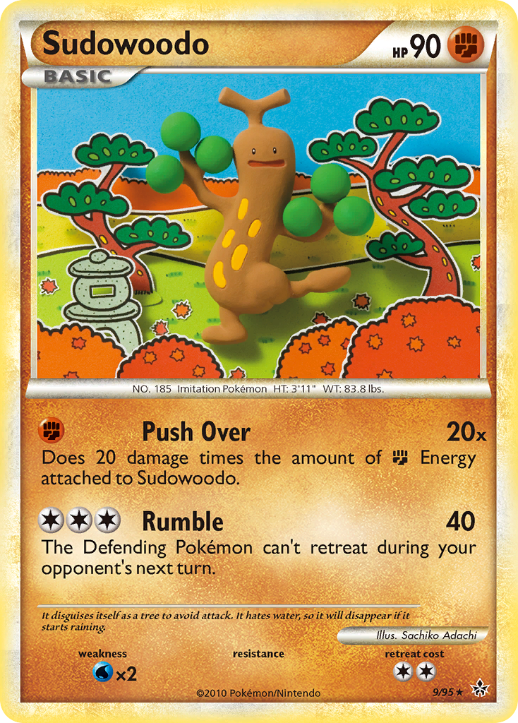 Sudowoodo (9/95) [HeartGold & SoulSilver: Unleashed] | Fandemonia Ltd