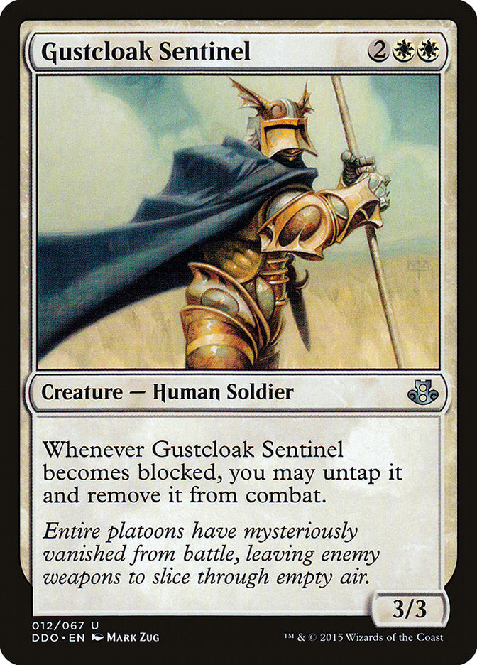 Gustcloak Sentinel [Duel Decks: Elspeth vs. Kiora] | Fandemonia Ltd