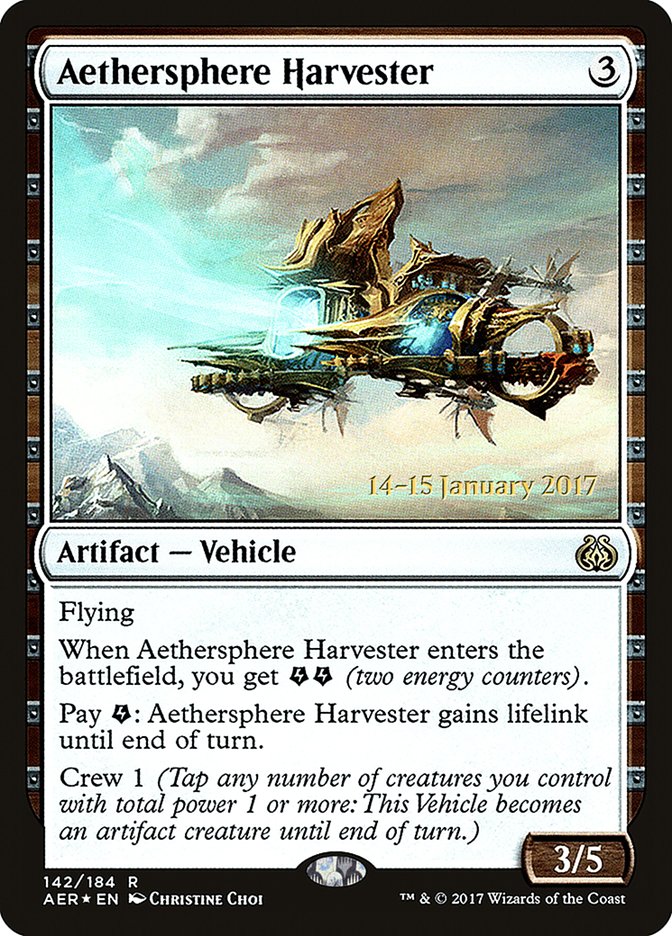 Aethersphere Harvester [Aether Revolt Prerelease Promos] | Fandemonia Ltd