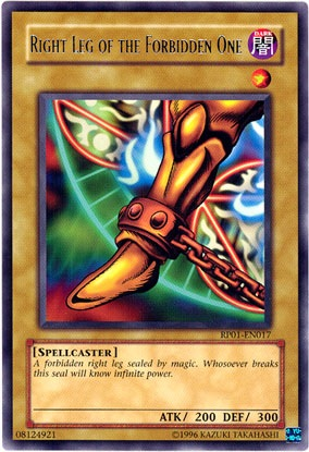 Right Leg of the Forbidden One [RP01-EN017] Rare | Fandemonia Ltd