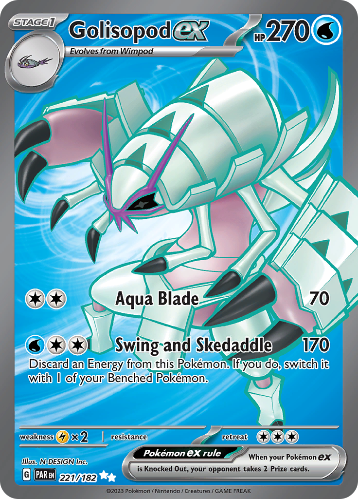 Golisopod ex (221/182) [Scarlet & Violet: Paradox Rift] | Fandemonia Ltd