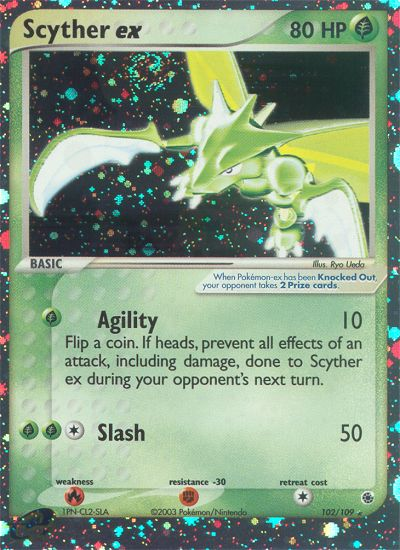 Scyther ex (102/109) [EX: Ruby & Sapphire] | Fandemonia Ltd