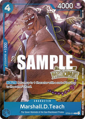 Marshall.D.Teach (Offline Regional 2023) [Participant] [One Piece Promotion Cards] | Fandemonia Ltd