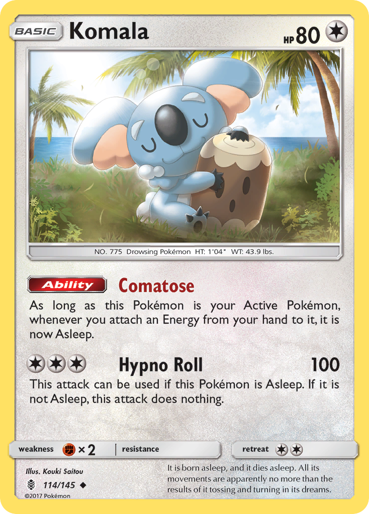 Komala (114/145) [Sun & Moon: Guardians Rising] | Fandemonia Ltd