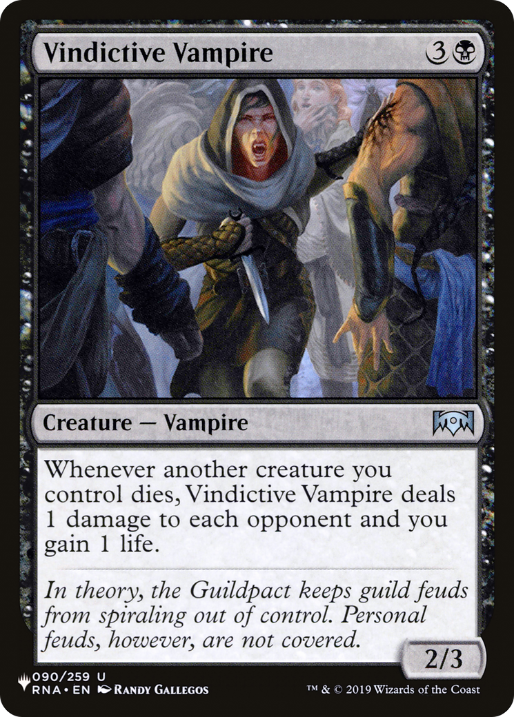 Vindictive Vampire [The List] | Fandemonia Ltd