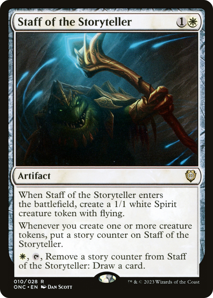 Staff of the Storyteller [Phyrexia: All Will Be One Commander] | Fandemonia Ltd