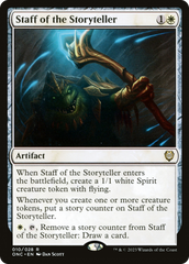 Staff of the Storyteller [Phyrexia: All Will Be One Commander] | Fandemonia Ltd