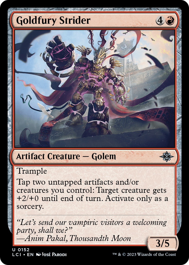 Goldfury Strider [The Lost Caverns of Ixalan] | Fandemonia Ltd