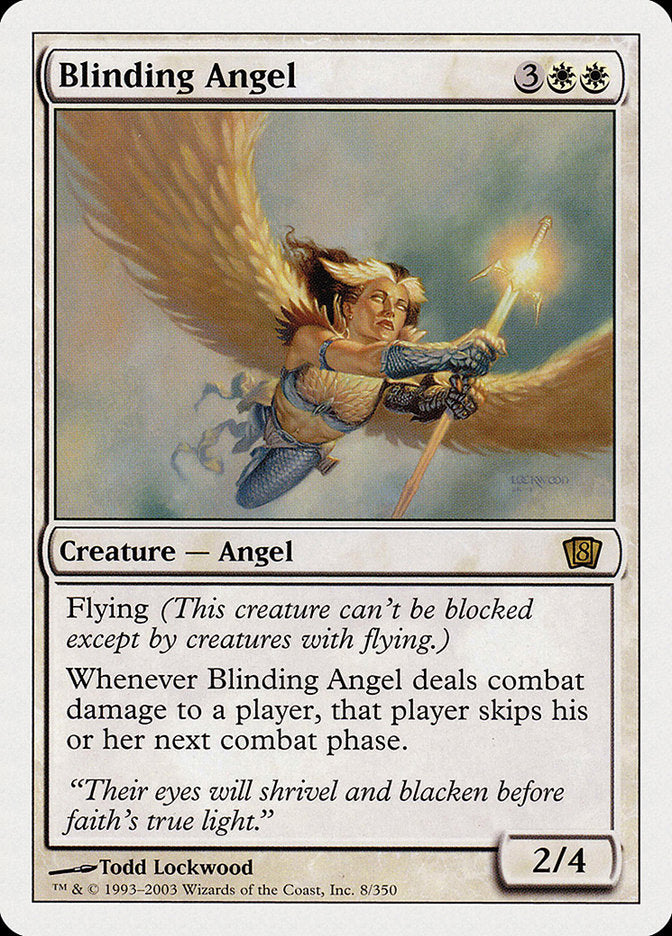 Blinding Angel (8th Edition) [Oversize Cards] | Fandemonia Ltd