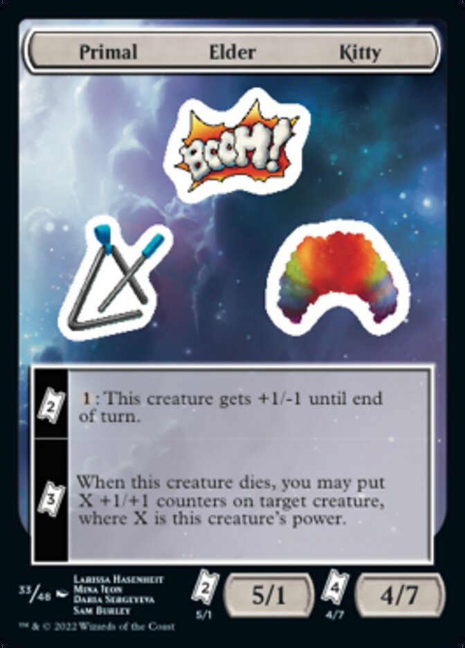 Primal Elder Kitty [Unfinity Stickers] | Fandemonia Ltd