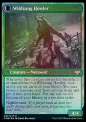 Howlpack Piper // Wildsong Howler [Innistrad: Crimson Vow Prerelease Promos] | Fandemonia Ltd