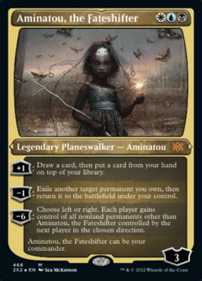 Aminatou, the Fateshifter (Foil Etched) [Double Masters 2022] | Fandemonia Ltd