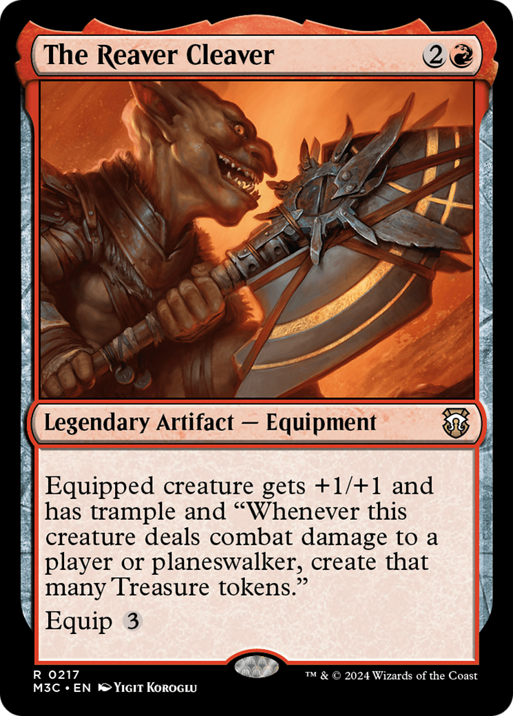 The Reaver Cleaver (Ripple Foil) [Modern Horizons 3 Commander] | Fandemonia Ltd