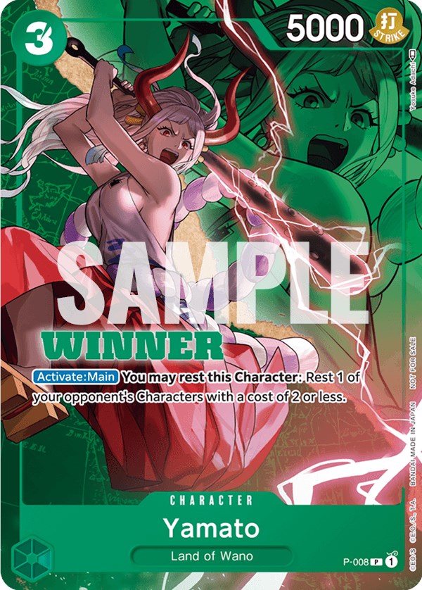 Yamato (P-008) (Winner Pack Vol. 1) [One Piece Promotion Cards] | Fandemonia Ltd