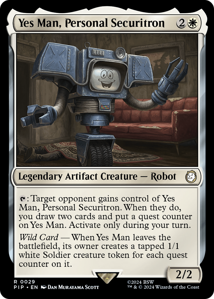 Yes Man, Personal Securitron [Fallout] | Fandemonia Ltd