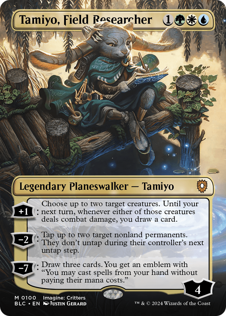 Tamiyo, Field Researcher (Borderless) [Bloomburrow Commander] | Fandemonia Ltd