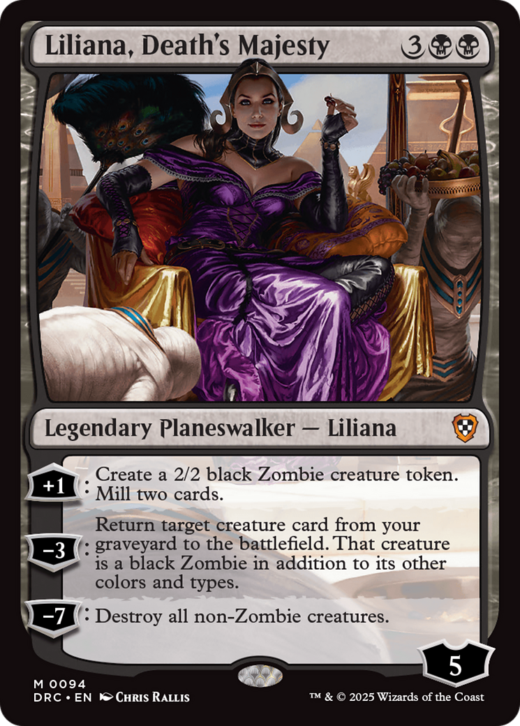 Liliana, Death's Majesty [Aetherdrift Commander] | Fandemonia Ltd