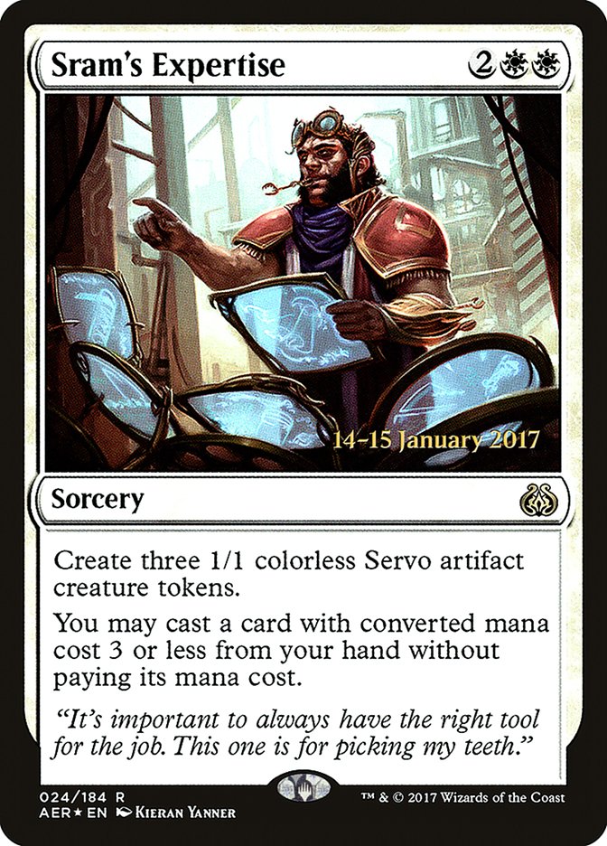 Sram's Expertise [Aether Revolt Prerelease Promos] | Fandemonia Ltd