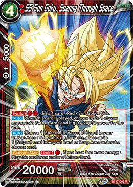 SS Son Goku, Soaring Through Space (BT17-006) [Ultimate Squad] | Fandemonia Ltd